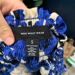 Trendy Blue Patterned Skirt!